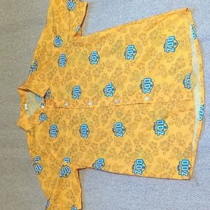 Mens Pittsburgh Panthers Oakland Zoo Hawaiian shirt size small